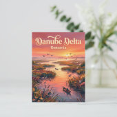 Danube Delta Romania ポストカード (スタンド正面)
