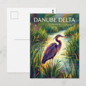 Danube Delta Romania ポストカード (正面/裏面)