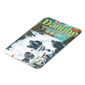 Danube European River Travelポスター マグネット (左側)