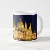 Danube's Jewel, Parliament Building on the Danube ジャンボコーヒーマグカップ (正面右)