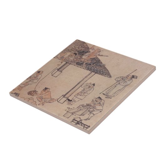 Danwon Giwaigi Roof Tilings絵画 タイル (側面)