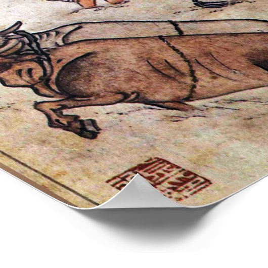 Danwon Nongali韓国の田んぼの耕 ポスター (角)