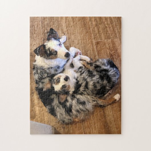 Danyおよびユリの小型オーストラリア人のパズル ジグソーパズル (縦)