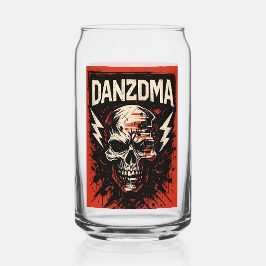 DANZDMA -漫画インクカオスプリント缶ガラス ガラス缶 (正面)