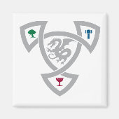 DAoC角磁石 マグネット (正面)