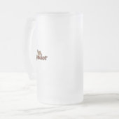 DAoC Albionの曇らされたガラスのマグ16oz フロストグラスビールジョッキ (正面左)