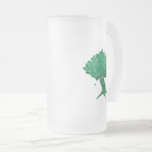 DAoC Hiberniaの曇らされたガラスのマグ フロストグラスビールジョッキ (正面右)