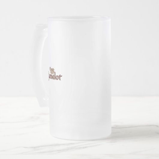 DAoC Hiberniaの曇らされたガラスのマグ フロストグラスビールジョッキ (正面左)