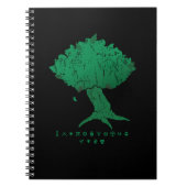 DAoC Hiberniaの木およびクラスの紋章のノート ノートブック (正面)