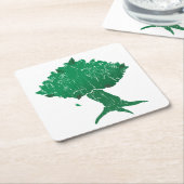 DAoC Hiberniaの正方形のコースター スクエアペーパーコースター (アングル)