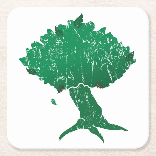 DAoC Hiberniaの正方形のコースター スクエアペーパーコースター (正面)