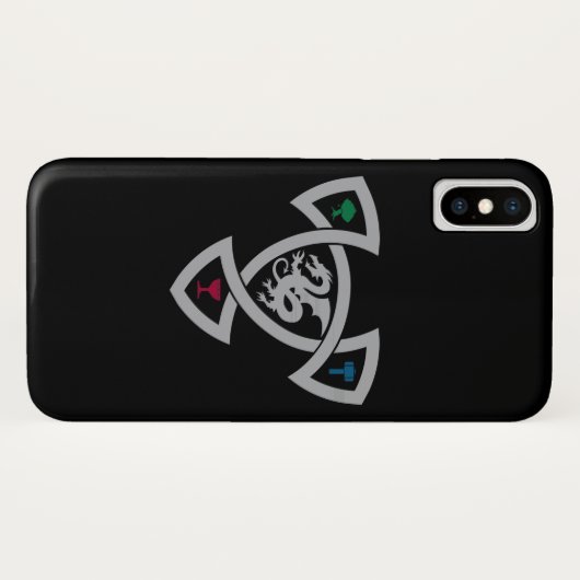 DAoC iPhone Xケース Case-Mate iPhoneケース (裏面(横))