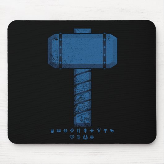 DAoC Midgardおよびクラスの紋章のマウスパッド マウスパッド (正面)