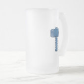 DAoC Midgardの曇らされたガラスのマグ16oz フロストグラスビールジョッキ (正面右)