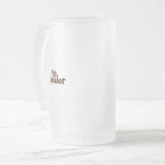 DAoC Midgardの曇らされたガラスのマグ16oz フロストグラスビールジョッキ (正面左)