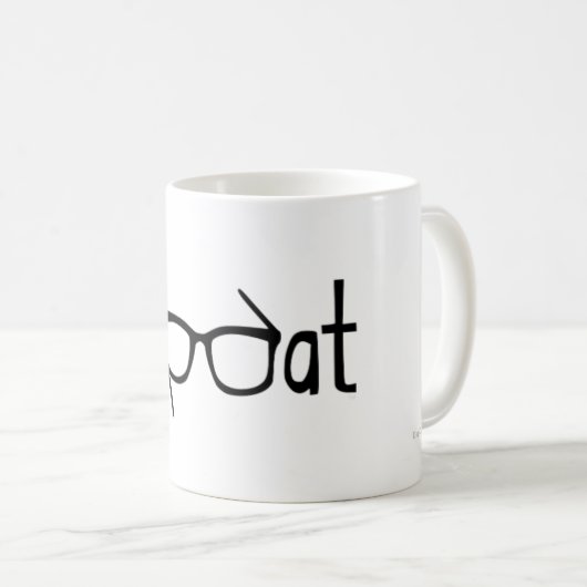 DapDat_Logo_Glasses コーヒーマグカップ (正面右)