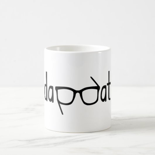 DapDat_Logo_Glasses コーヒーマグカップ (中央)