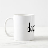 DapDat_Logo_Glasses コーヒーマグカップ (左)
