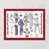 Daphneの20年代のアールデコの女性 ポストカード (正面)