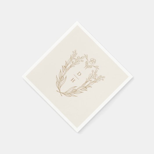 DAPHNEクエレガントリームクラシック金ゴールドフォーマル結婚ズ スタンダードカクテルナプキン (角)