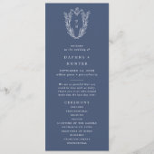 DAPHNEダークブルー植物性ミニマリスト海軍結婚ズ プログラム (正面)