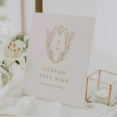 DAPHNEミニマリストクリーム金ゴールドフォーマルカスタムウェディング 台座サイン