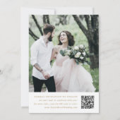 DAPHNE植物性金ゴールドホワエレガントイファンシート結婚ス セーブザデート (裏面)