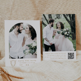 DAPHNE植物性金ゴールドホワエレガントイファンシート結婚ス セーブザデート