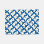 Daphne -色をカスタマイズ! フリースブランケット (正面(横))