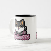 Daphne 816の二重味方されたマグ ツートーンマグカップ (正面左)