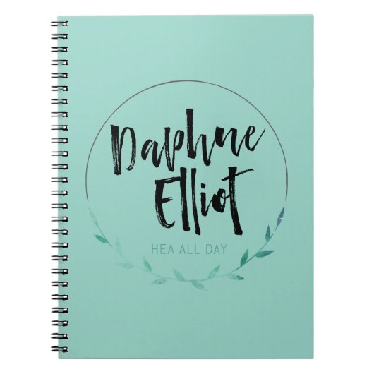 Daphne Elliot Notebook  ノートブック (正面)