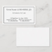 Dapper、プロフェッショナル名刺 名刺 (正面/裏面)