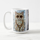 Dapper Animal | Kitty In Sunglasse  – Personalized コーヒーマグカップ (左)