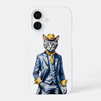Dapper Cat iPhone 16ケース – 保スタイリッシュ護