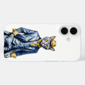 Dapper Cat iPhone 16ケース – 保スタイリッシュ護 Case-Mate iPhoneケース (裏面 (横))