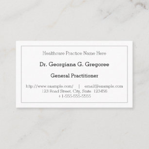 Dapper & Plain Medical Specialist名刺 名刺