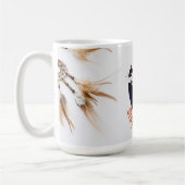 Dapper Tuxedo Cat Celebration 15oz Large Coffee Mu コーヒーマグカップ (左)