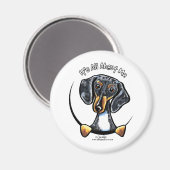 Dapple Dachshandは私のすべてについて マグネット (正面/裏面)