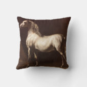 Dapple Gray Horse (by Theodore Gelicault) クッション (裏面)