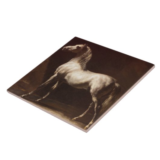 Dapple Gray Horse (by Theodore Gelicault) タイル (側面)