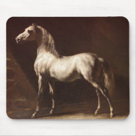 Dapple Gray Horse (by Theodore Gelicault) マウスパッド