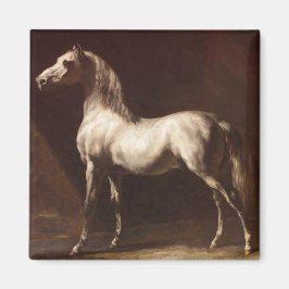 Dapple Gray Horse (by Theodore Gelicault) マグネット