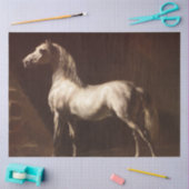 Dapple Gray Horse (by Theodore Gelicault) 薄葉紙 (クラフト)