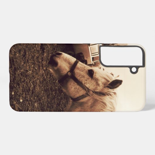 Dappled Horse and Bus Samsung Galaxyケース (裏面横)