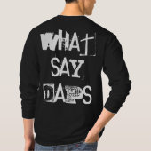 「Daps Says; What say Daps」 DNF Tシャツ (裏面)