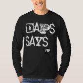 「Daps Says; What say Daps」 DNF Tシャツ (正面)