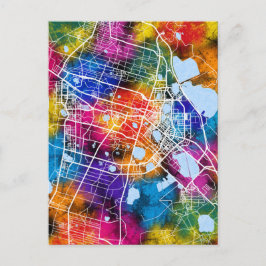 Daqing China City Map ポストカード