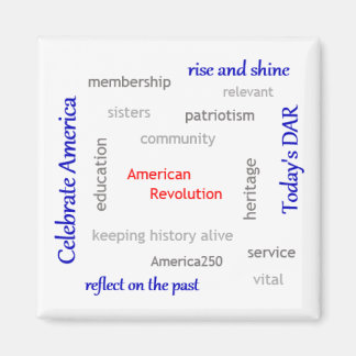 DARの単語の雲 マグネット