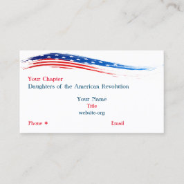 DARの章の単語の芸術 名刺