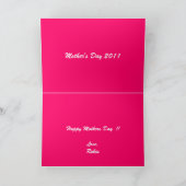 Daraのm日カード カード (内部)